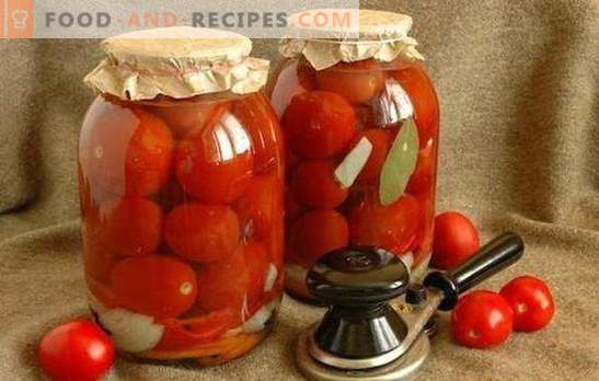 Pomidorai žiemai be česnako - gaminame vitaminus ateityje! Pomidorų receptai žiemai be česnako, išbandyti