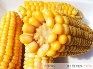 Kaip užšaldyti kukurūzus žiemai