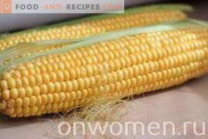 Kaip virti kukurūzų ant keptuvės ant keptuvės