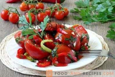 Quick pickled tomatoes