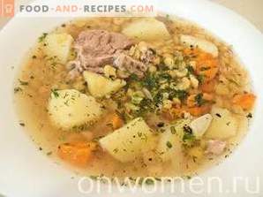 Žirnių sriuba su mėsa