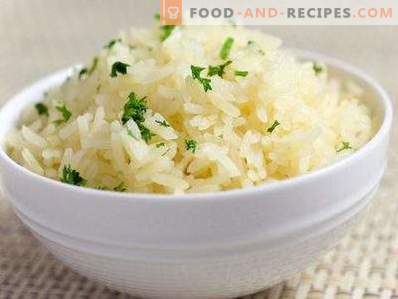 Glaistyti ryžiai, skirti garnyrai