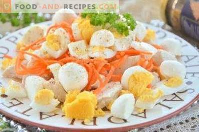 Korėjos morkų ir vištienos salotos