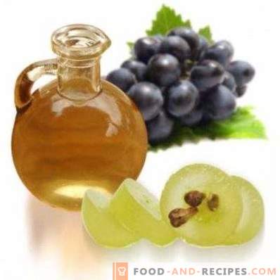 Vynuogių sėklų aliejus: savybės ir panaudojimas