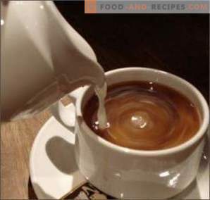Cafea cu lapte: beneficiu sau rău