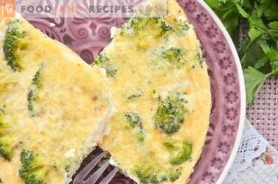 Omletas su brokoliais ir sūriu orkaitėje