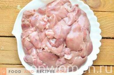 Torta di fegato di fegato di pollo