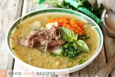 Red Lentil Soup with Meat
