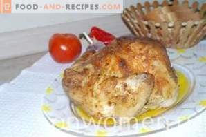 Kana, mis on küpsetatud ahjus tervikuna