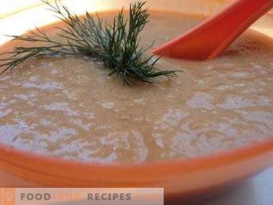 Daržovių grietinėlės sriuba