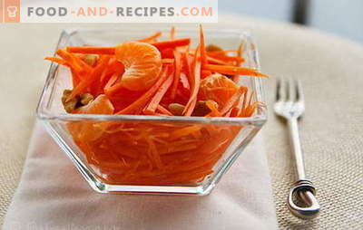 Vitaminų morkų salotos: paprasto valgio skonis ir privalumai. Receptai vitamino morkų salotoms: desertas ar užkandis